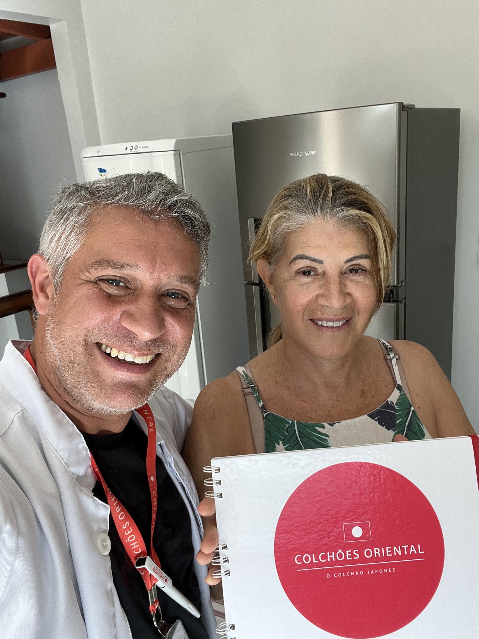 Cliente satisfeito com o Colchão Oriental 2