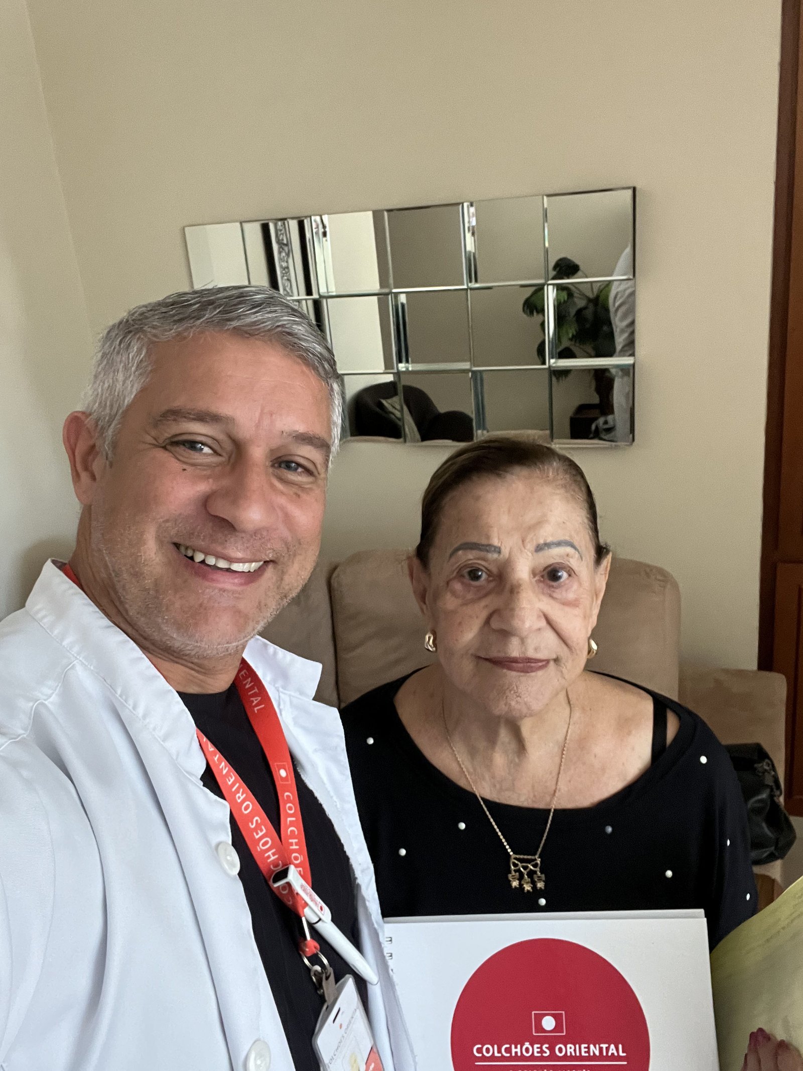 Cliente satisfeito com o Colchão Oriental 11
