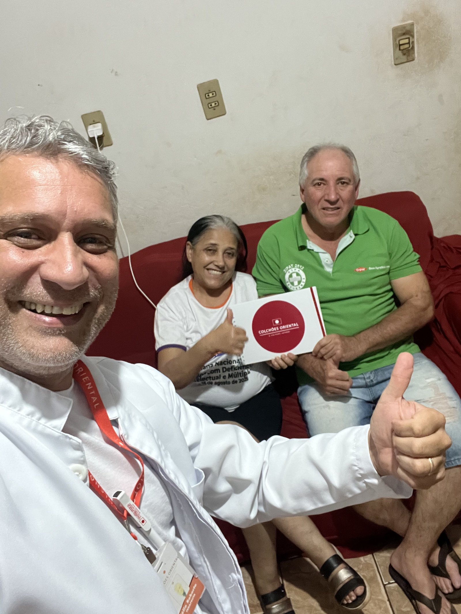 Cliente satisfeito com o Colchão Oriental 12